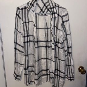 Black and white flannel